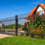 сварной забор и откатные ворота